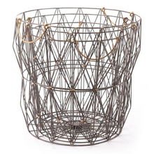 Set Of 3 Basket Antique