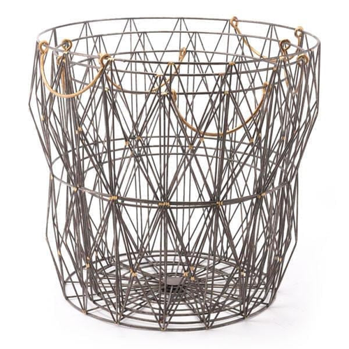 Set Of 3 Basket Antique