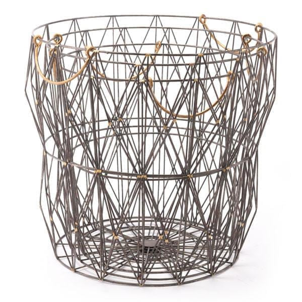 Set Of 3 Basket Antique